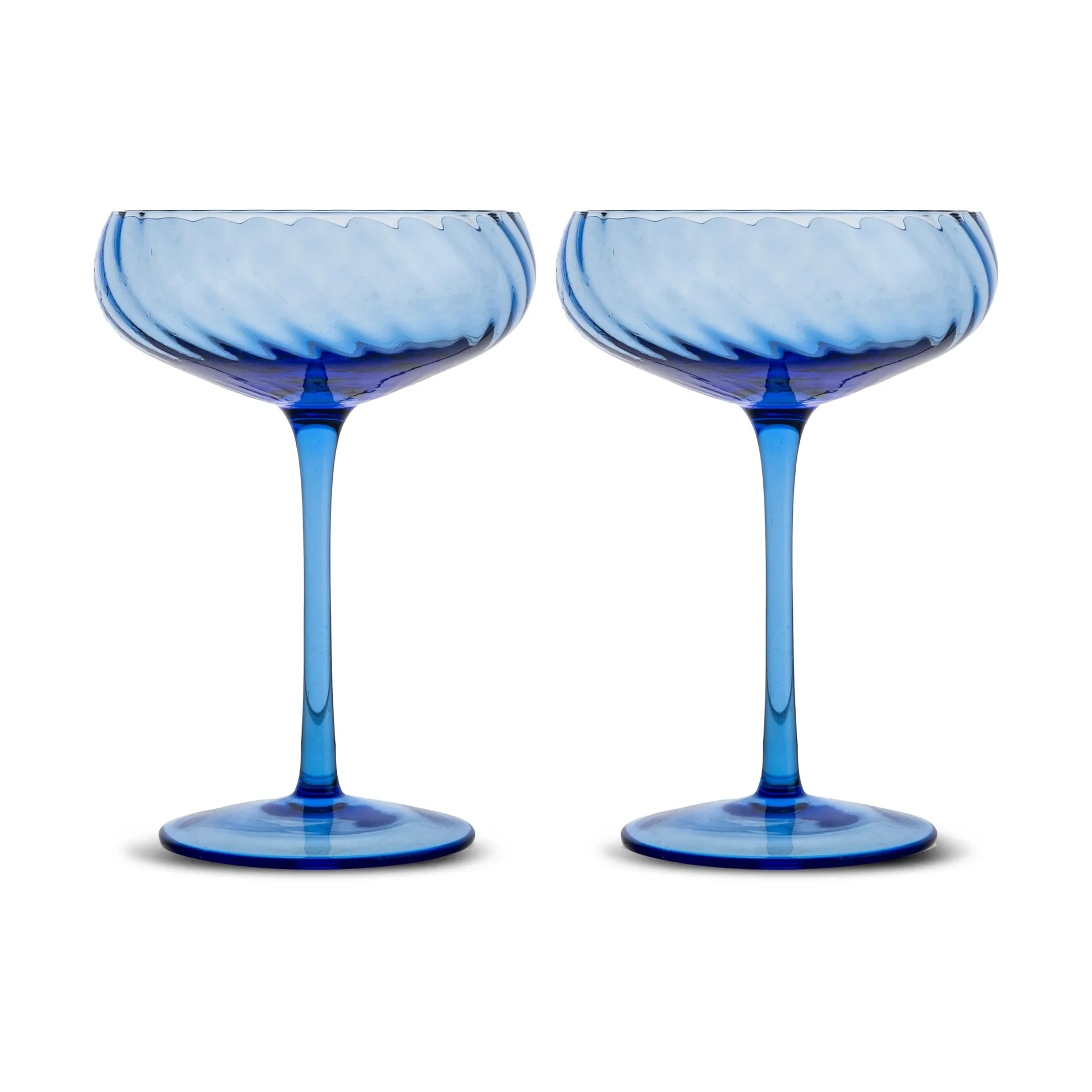 Opacity champagnekupa 30 cl 2-pack, Blå Byon