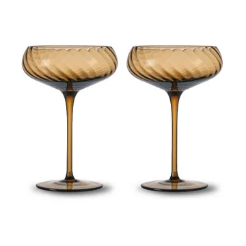 Opacity champagnekupa 30 cl 2-pack - Brun - Byon