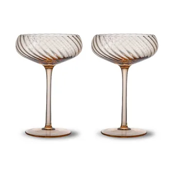 Opacity champagnekupa 30 cl 2-pack - Persika - Byon