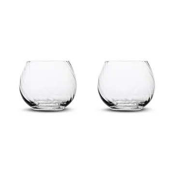 Opacity vattenglas 22 cl 2-pack - Klar - Byon