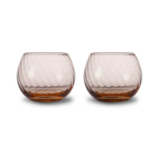 Opacity vattenglas 22 cl 2-pack, Persika Byon
