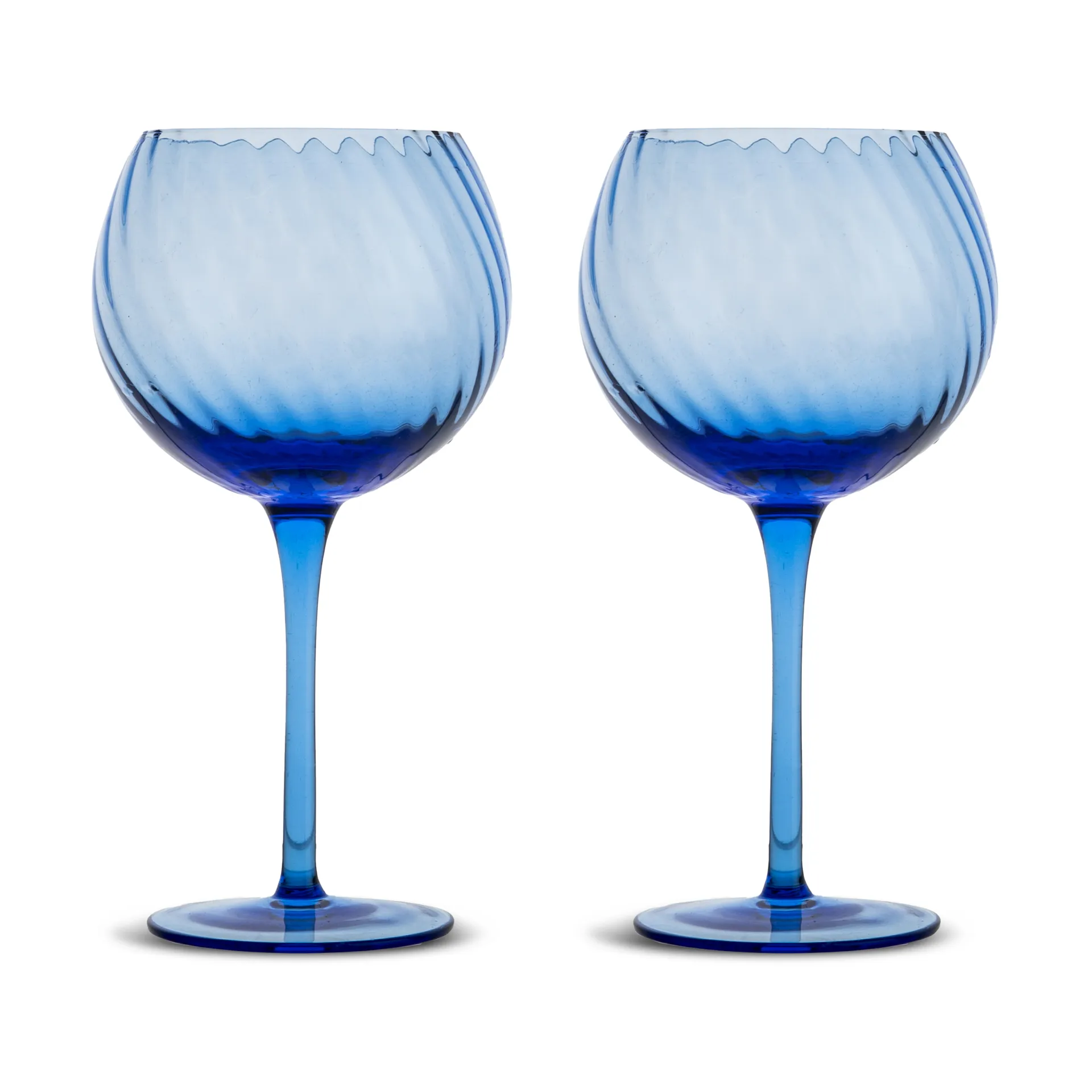 Opacity vinglas 47 cl 2-pack, Blå Byon