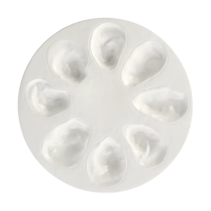 Oyster tallrik Ø27 cm - Vit - Byon