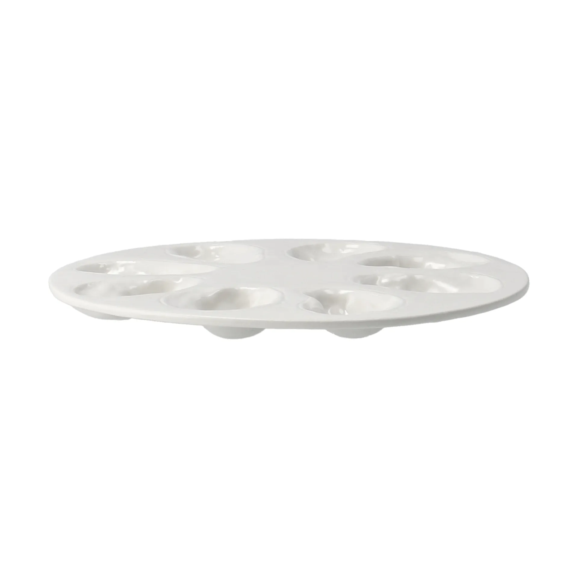 Oyster tallrik Ø27 cm, Vit Byon
