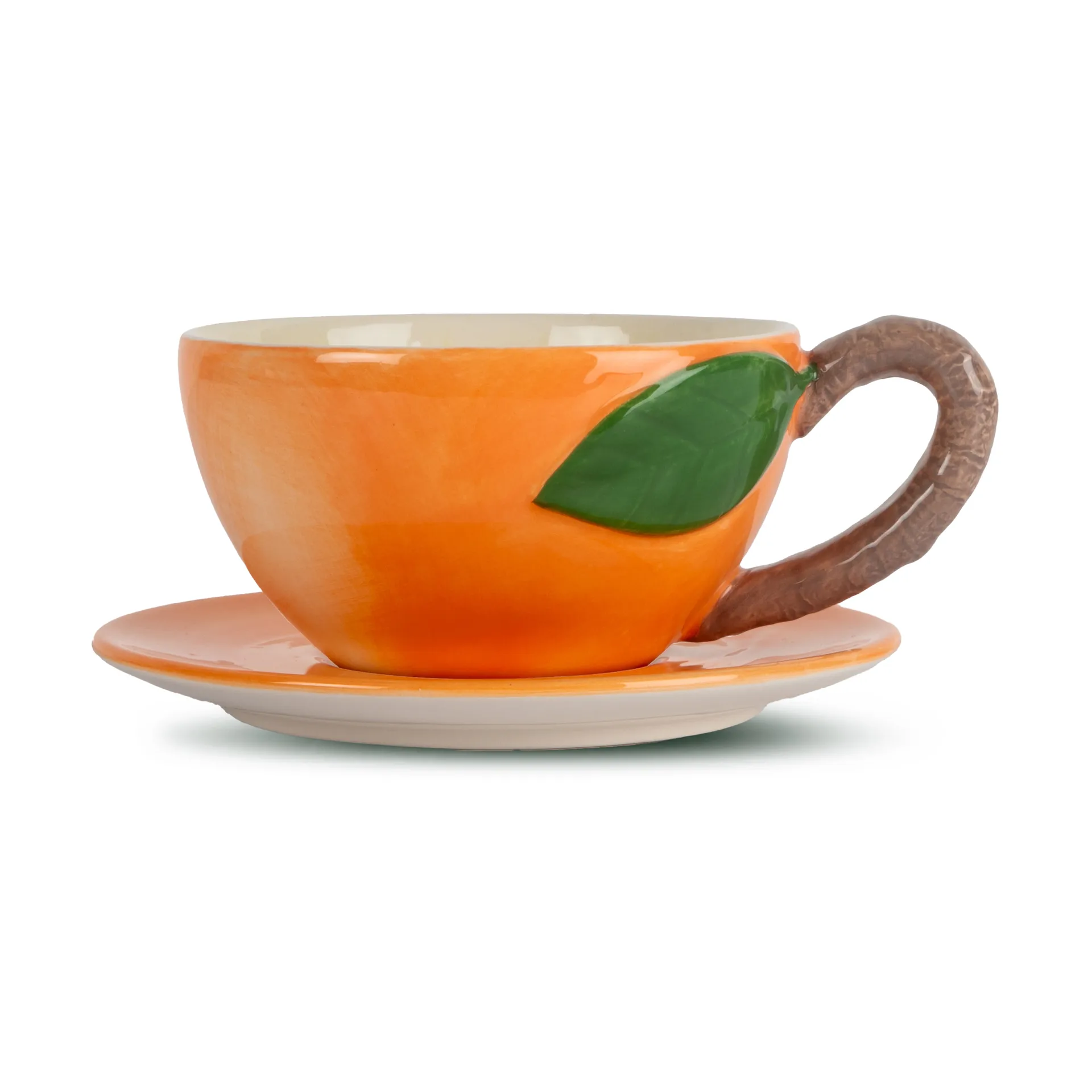 Peach kopp med fat, Orange Byon