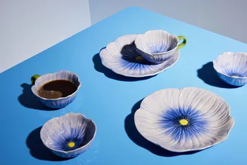 Poppy skål - Blå, Ø11 cm - Byon