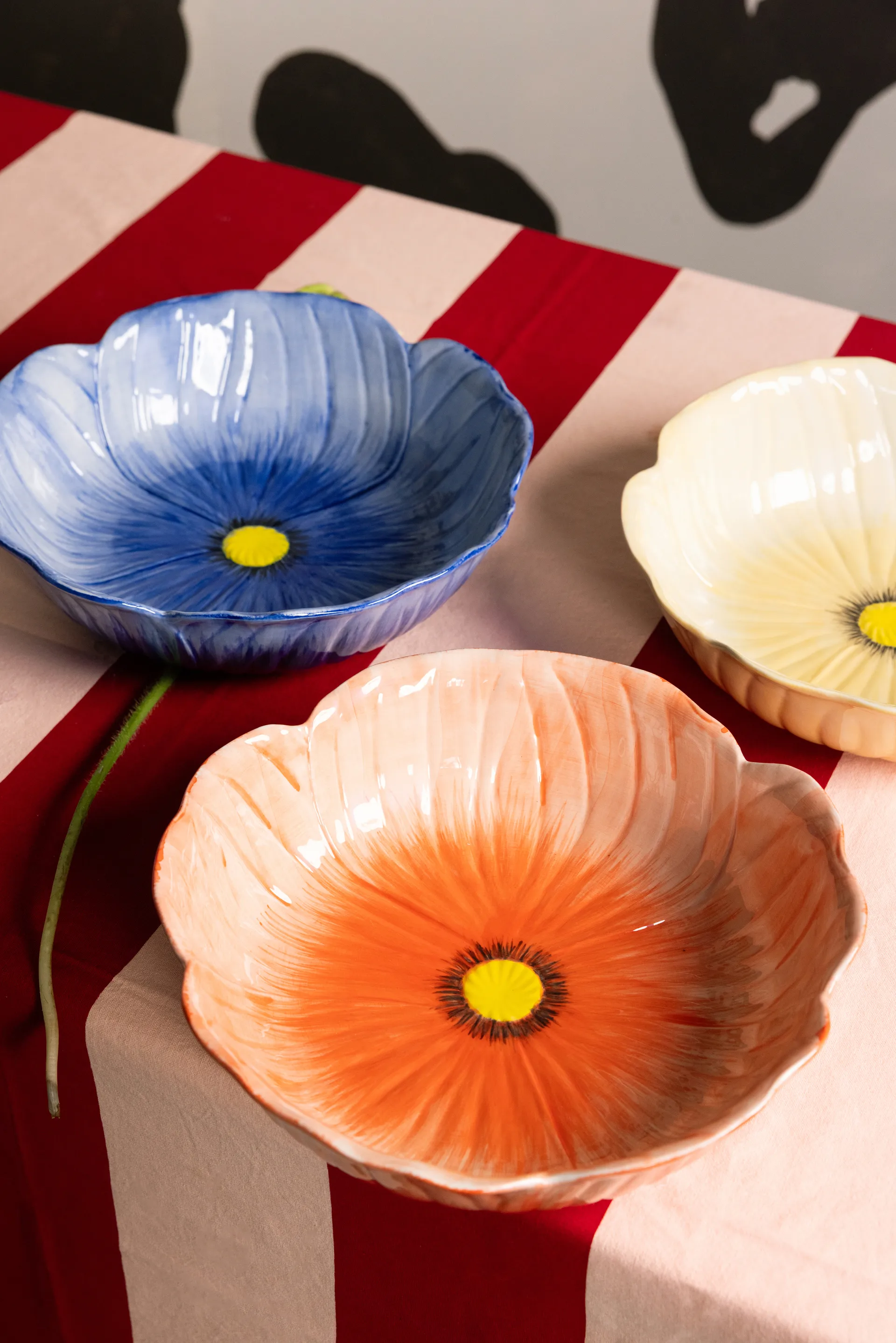 Poppy skål, Röd, Ø30 cm Byon