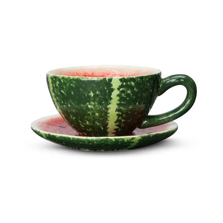 Watermelon kopp med fat - 25 cl - Byon