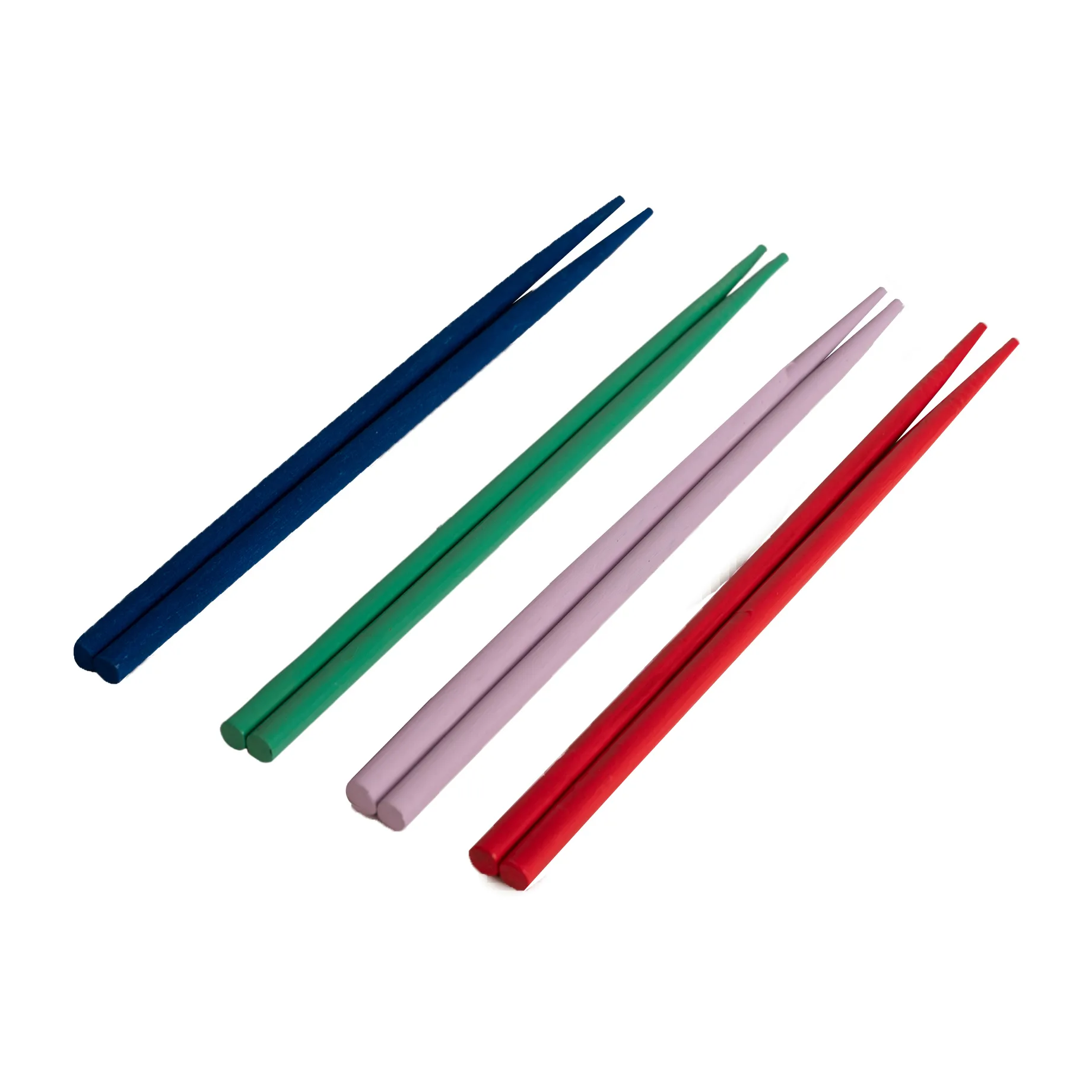 Yaki ätpinnar 4-pack, Blå-grön-lila-röd Byon