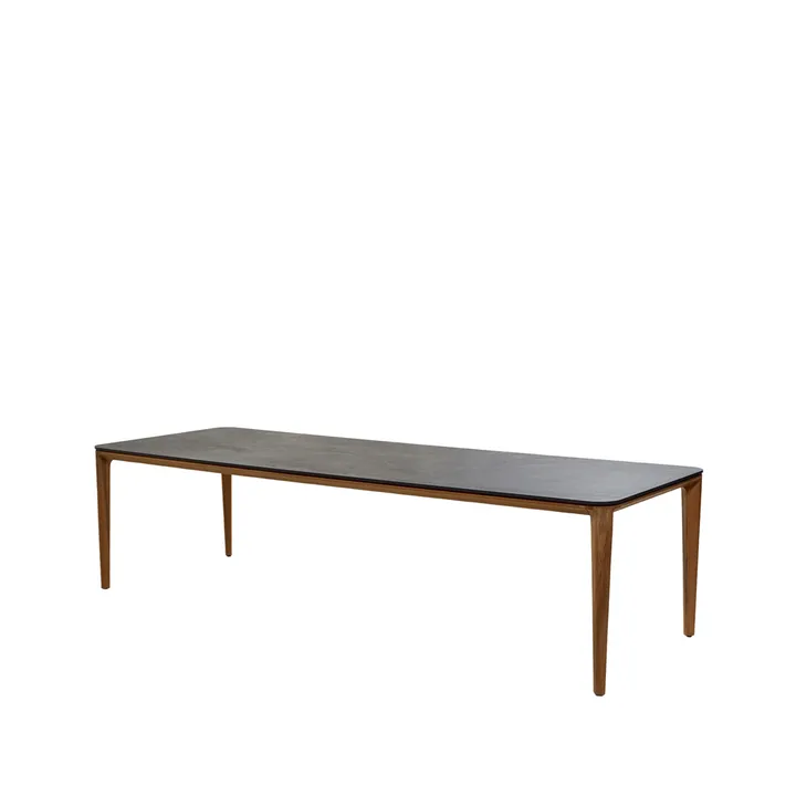 Aspect matbord - Fossil black-teak 280 cm - Cane-line