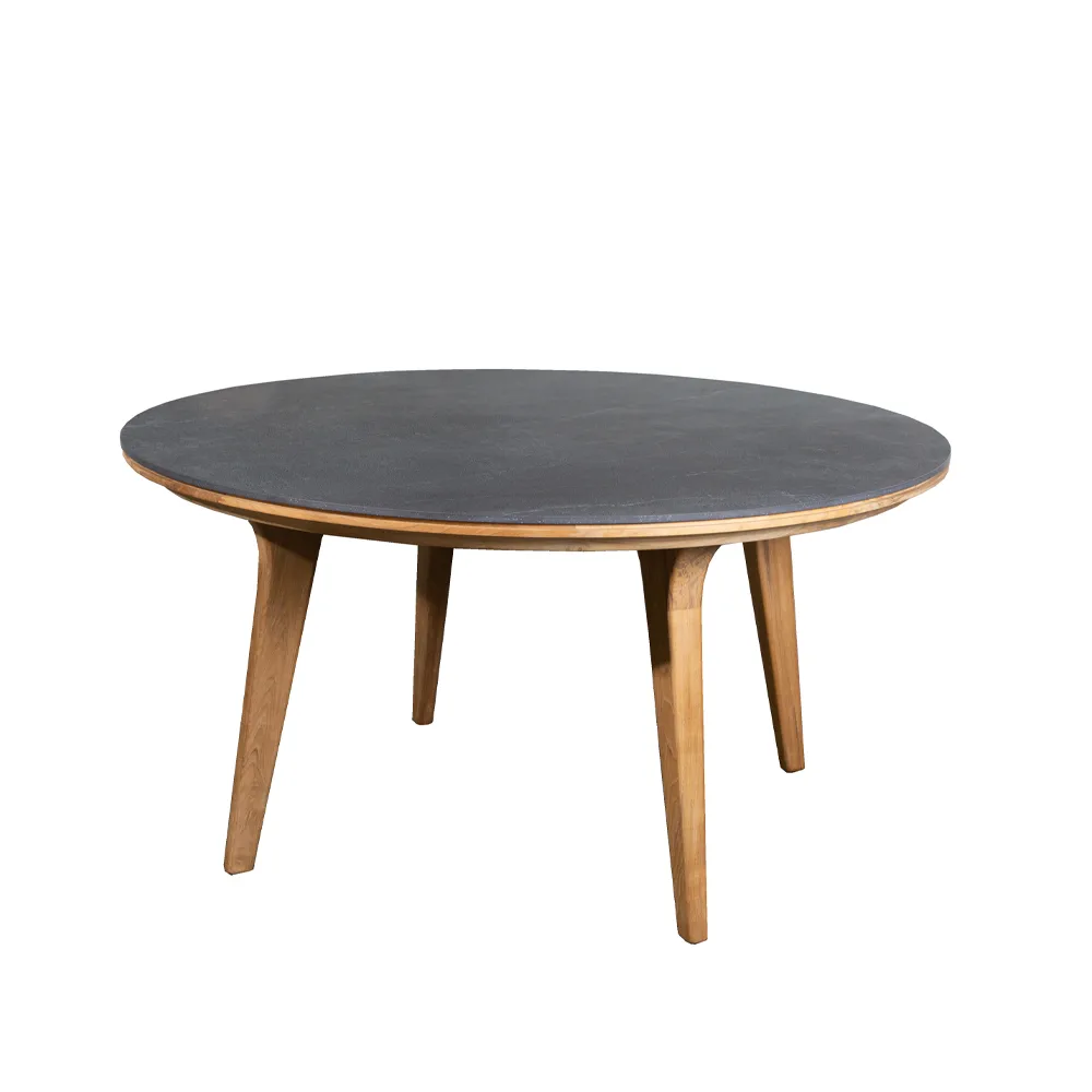 Aspect matbord runt, Fossil black-teak Cane-line