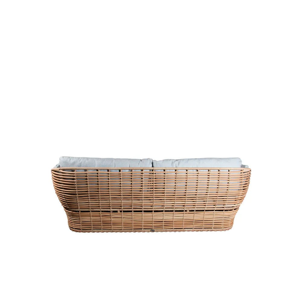 Basket Soffa 2-sits, Natural, taupe dynor Cane-line