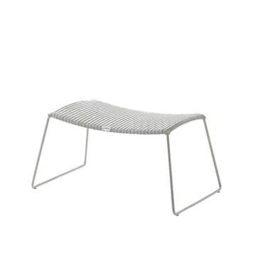 Breeze fotpall - White grey - Cane-line
