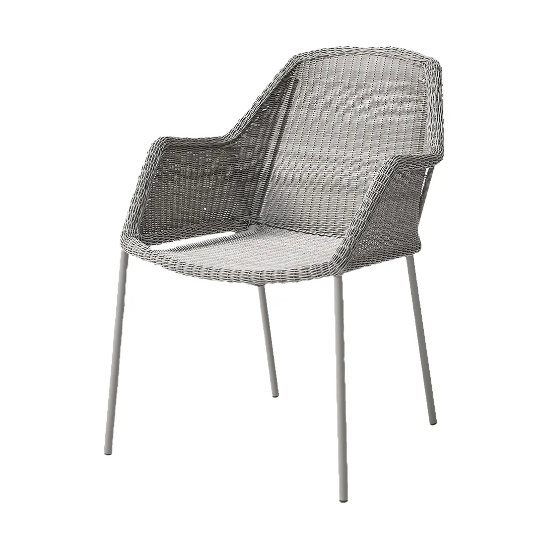 Breeze stapelbar karmstol weave, Taupe Cane-line