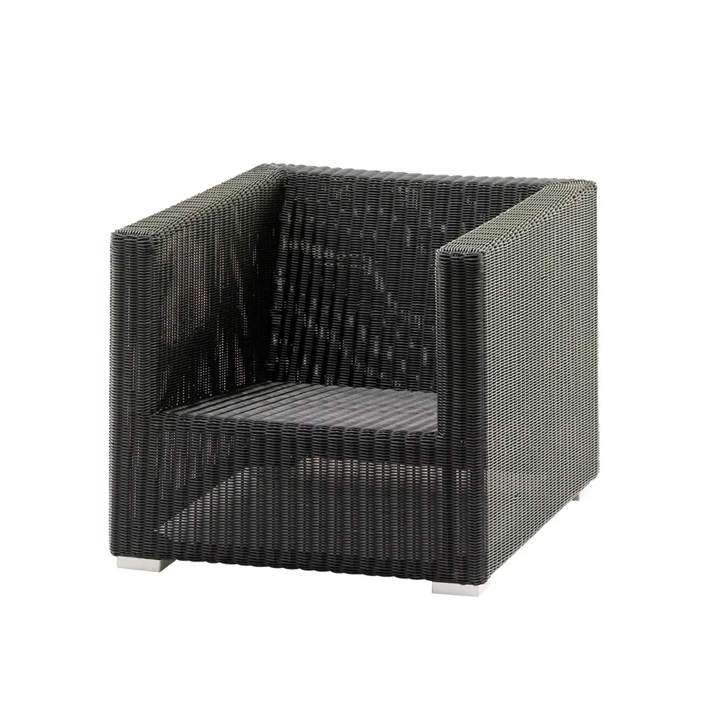 Chester loungefåtölj, Graphite Cane-line