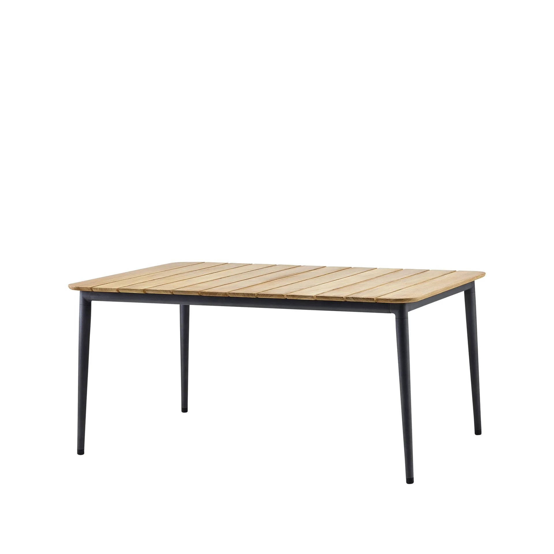 Core matbord teak 160x90x74 cm, Lava grey stativ Cane-line