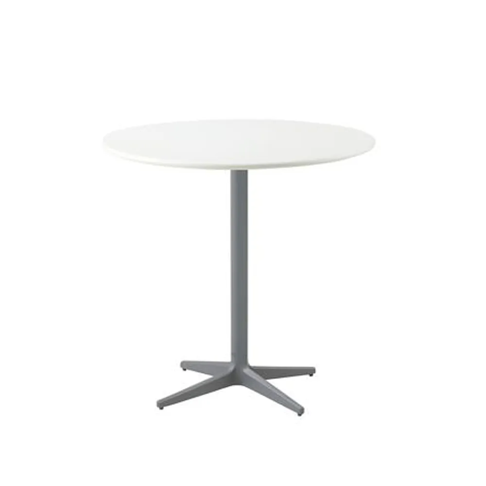 Drop cafébord Ø80 cm, White-light grey Cane-line