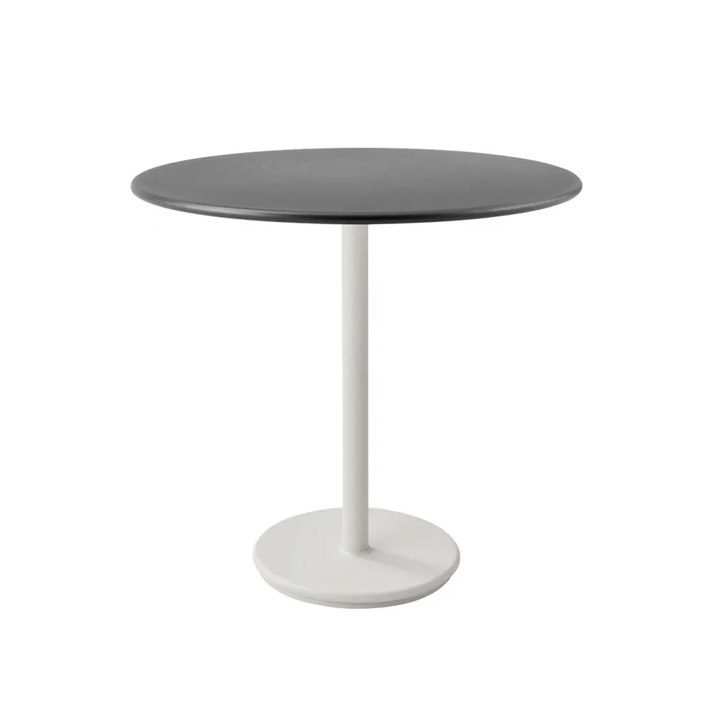 Go cafébord Ø80 cm, Lava grey-white Cane-line