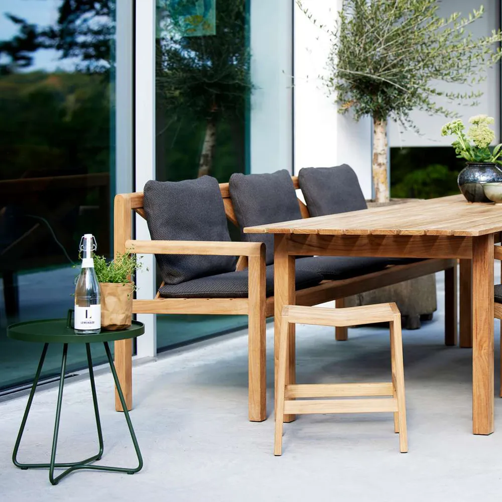 Grace 2-sits bänk, Teak Cane-line