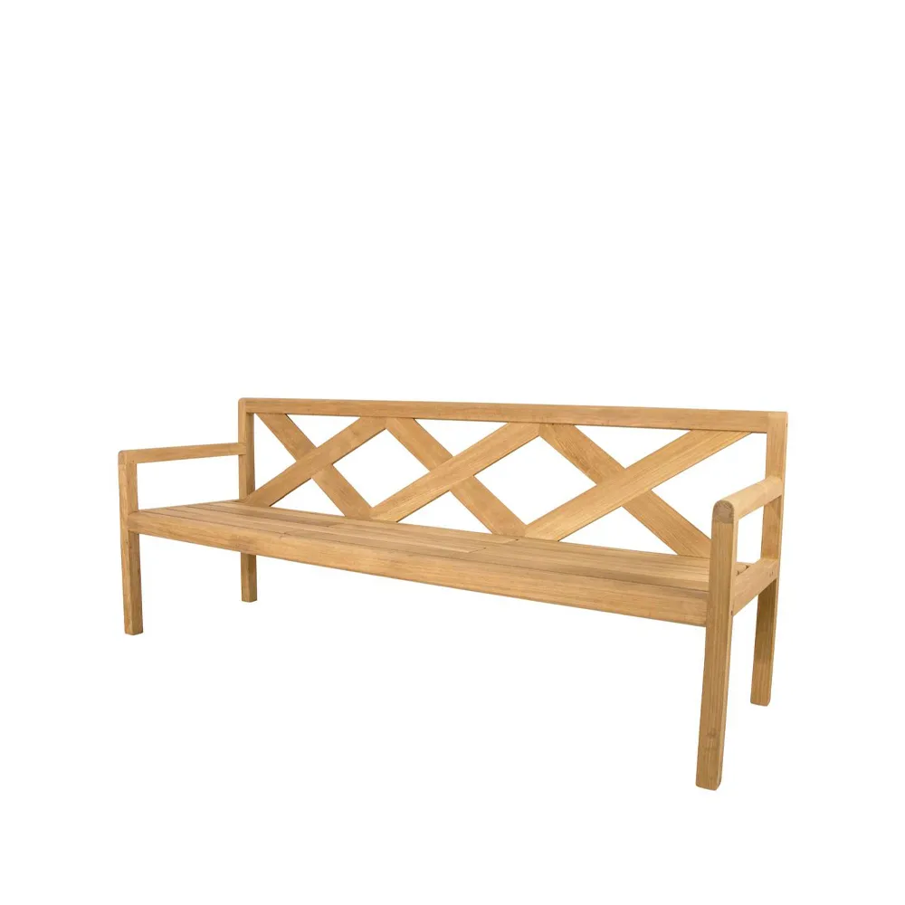 Grace 3-sits bänk, Teak Cane-line