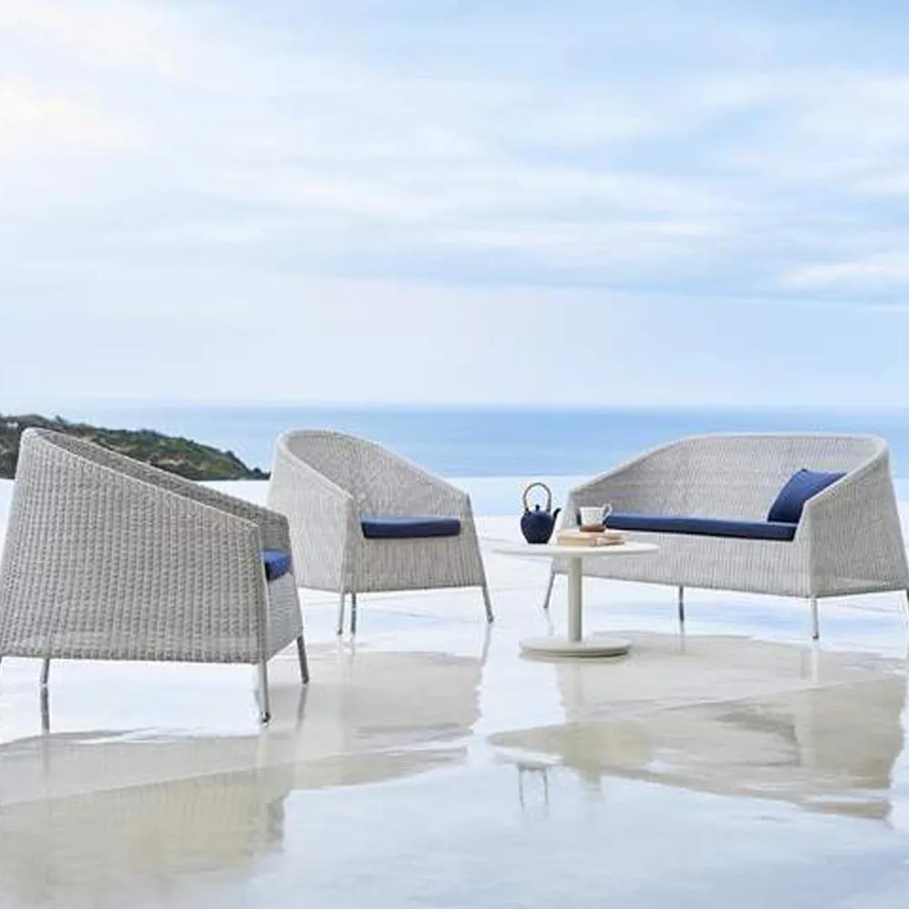 Kingston loungesoffa 2-sits, Mocca Cane-line