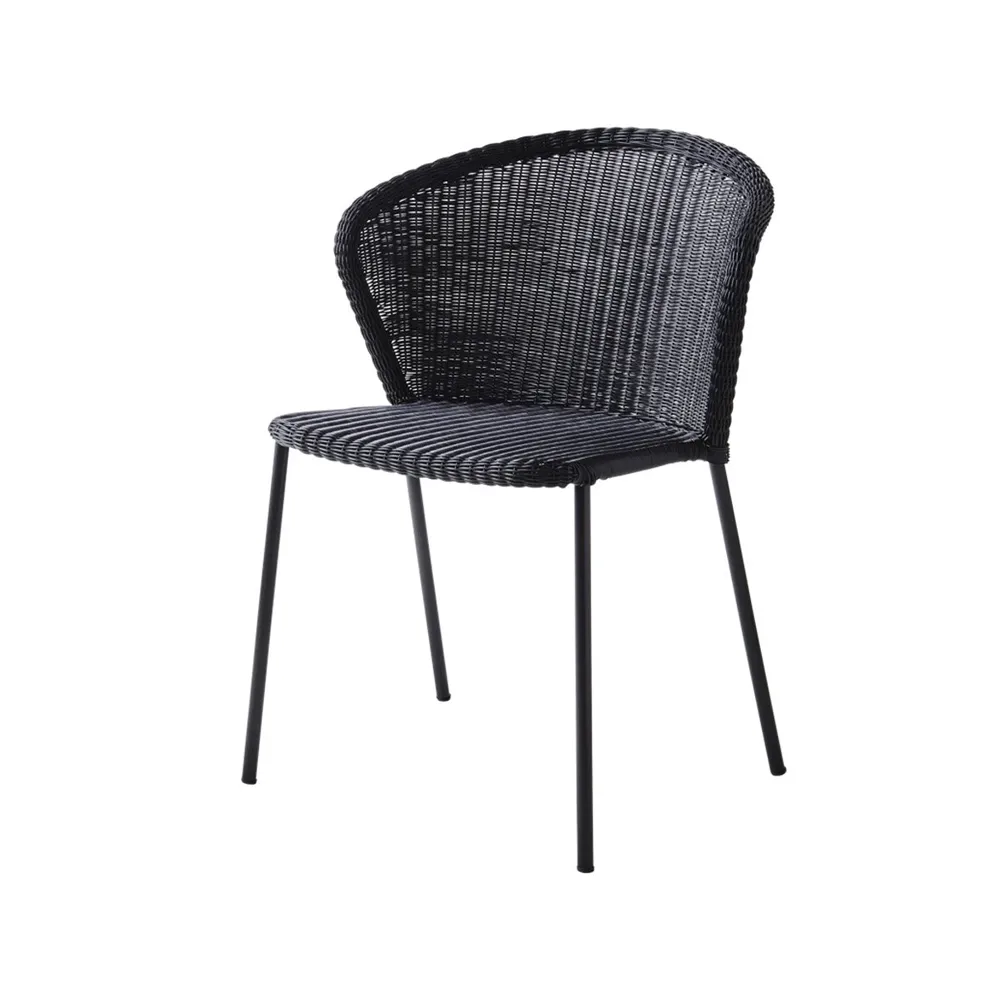 Lean stol, Black, Cane-Line weave Cane-line