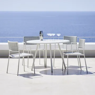 Less karmstol - Light grey - Cane-line
