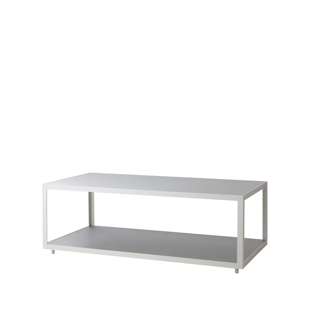 Level soffbord keramik 62x122 cm, Light grey-white Cane-line