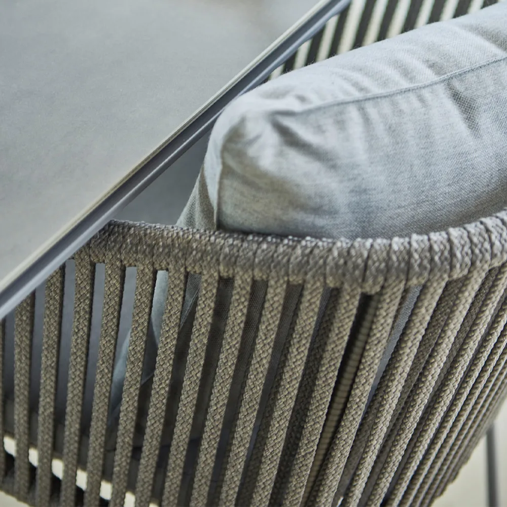 Moments Stapelbar stolsdyna, Cane-Line Natté light grey Cane-line