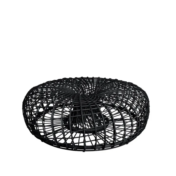 Nest bord/fotpall - Lava grey, stor - Cane-line