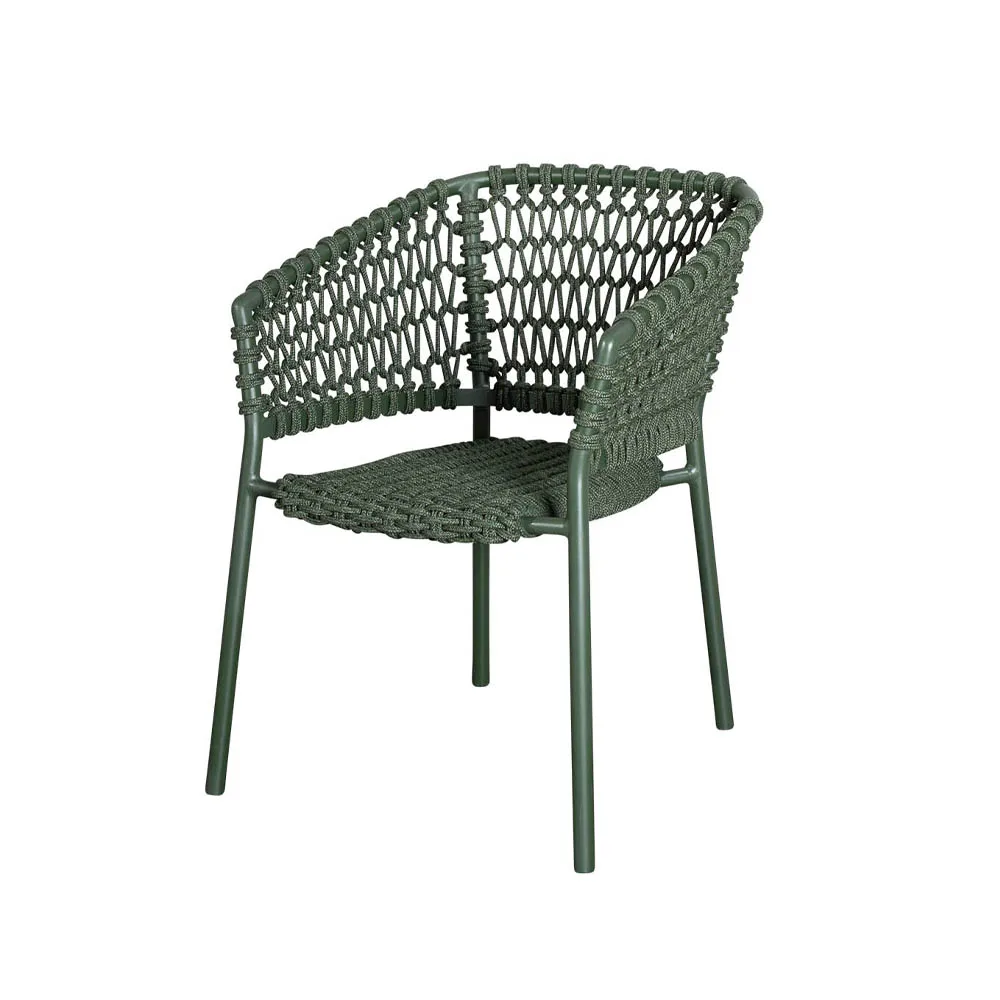 Ocean karmstol soft rope, Dark green Cane-line