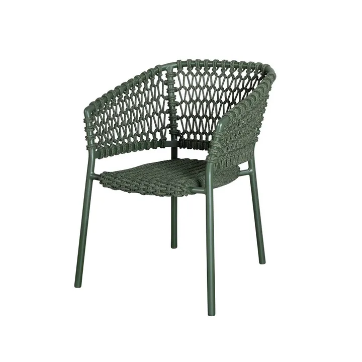 Ocean karmstol soft rope - Dark green - Cane-line