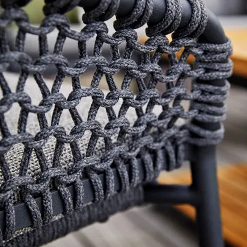 Ocean loungefåtölj - Dark grey - Cane-line