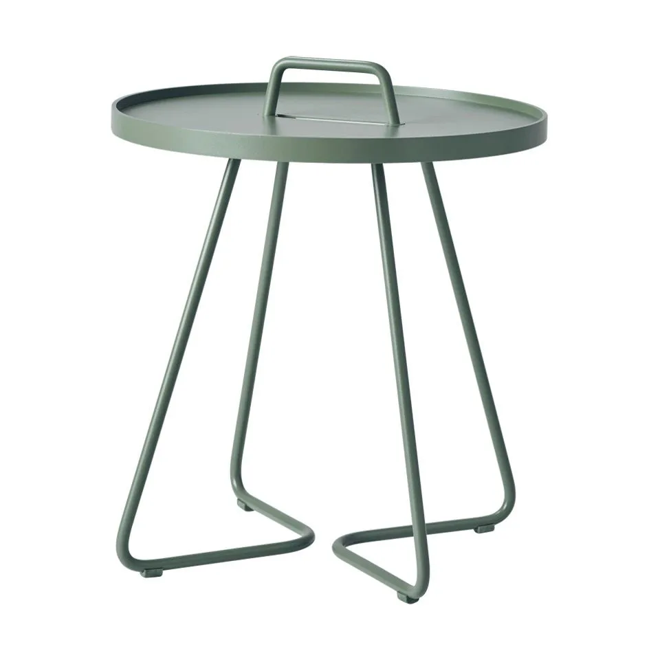 On the move bord Ø44 cm, Dusty green Cane-line