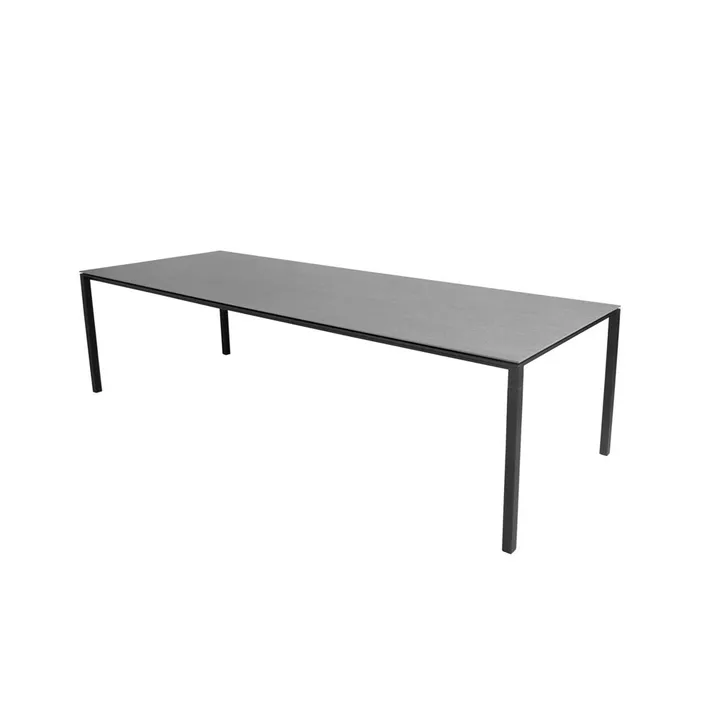 Pure matbord - Basalt grey-lava grey 280x100 cm - Cane-line