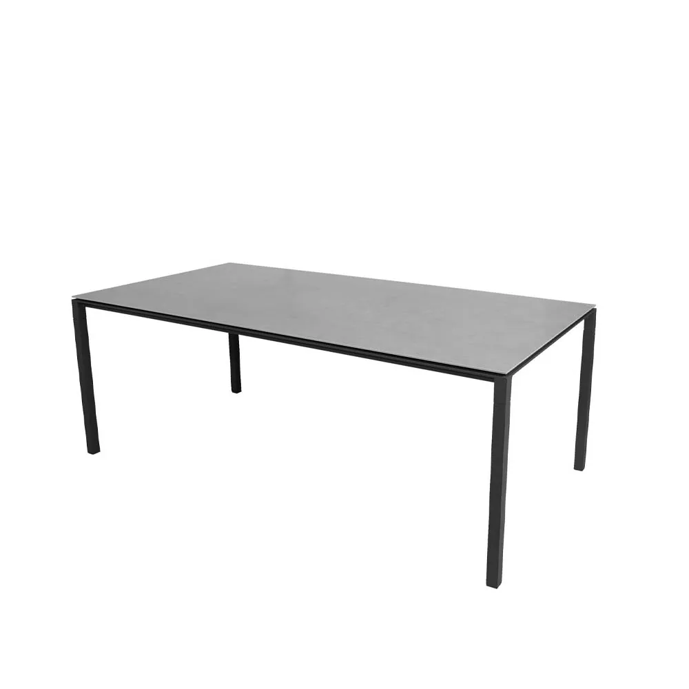Pure matbord, Concrete grey-lava grey 200x100 cm Cane-line
