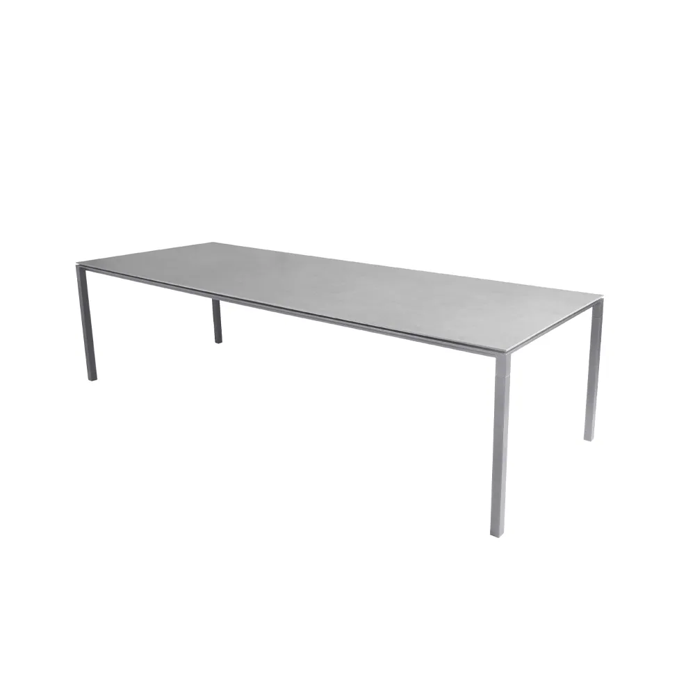 Pure matbord, Concrete grey-ljusgrå 280x100 cm Cane-line