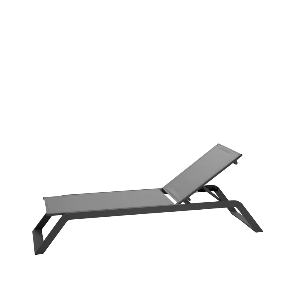 Siesta solsäng, Grey Cane-line