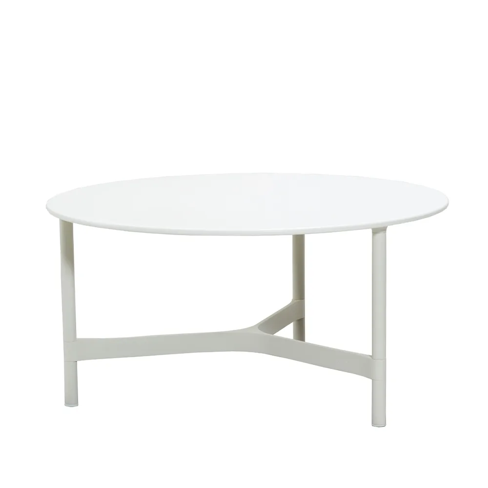 Twist soffbord large Ø90 cm, White-white Cane-line