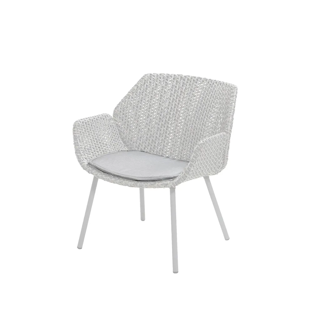 Vibe loungefåtöljdyna, Cane-Line Natté light grey Cane-line