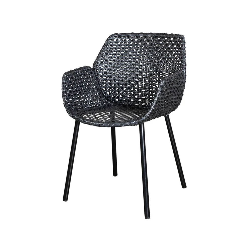 Vibe stol, Black/anthracite Cane-line