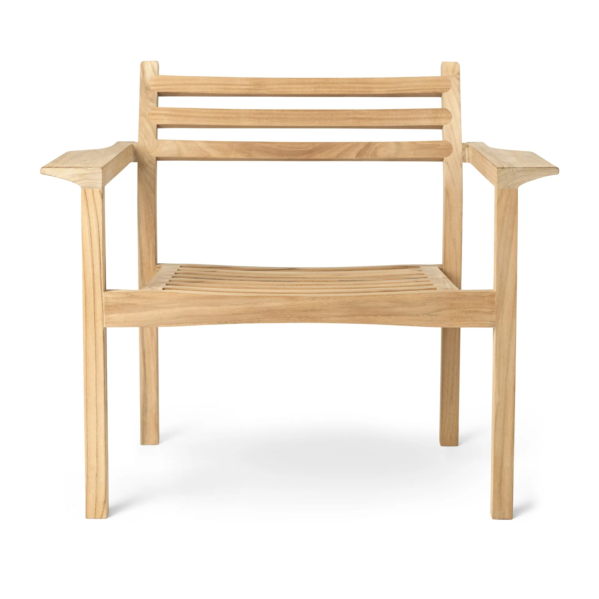 AH601 fåtölj, Obehandlad teak Carl Hansen & Søn