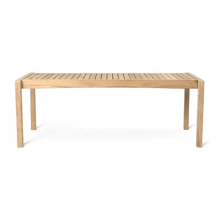 AH912 bord/bänk 123,5x48,5 cm - Obehandlad teak - Carl Hansen & Søn