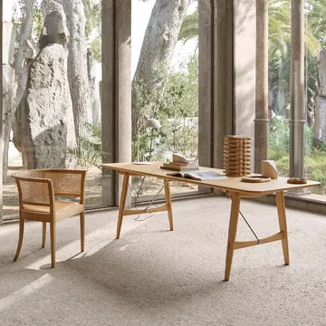 BM1160 Hunting Table matbord - Oljad ek-rostfritt stål - Carl Hansen & Søn