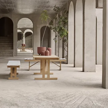 BM1771 matbord - Obehandlad teak - Carl Hansen & Søn