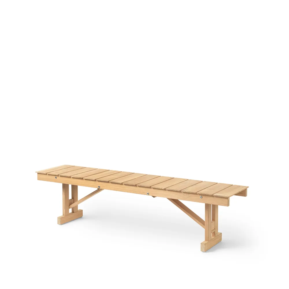 BM1871 bänk, Obehandlad teak Carl Hansen & Søn