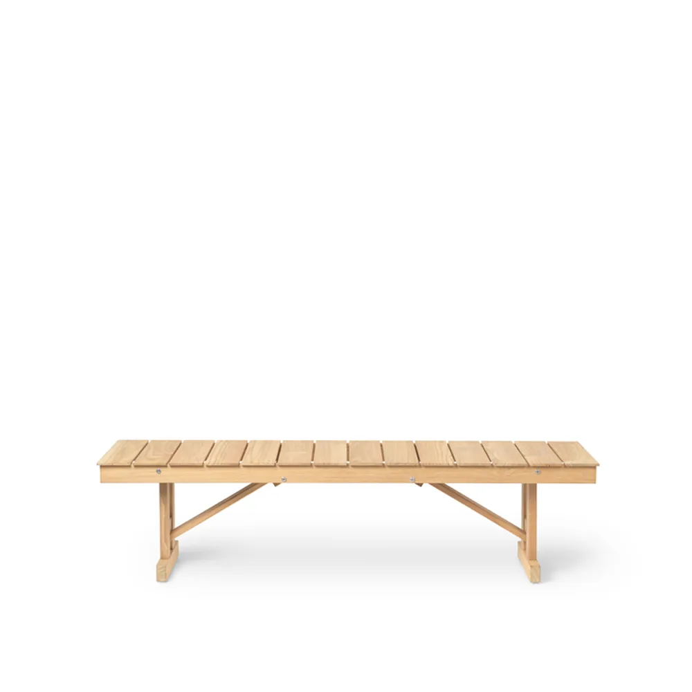 BM1871 bänk, Obehandlad teak Carl Hansen & Søn