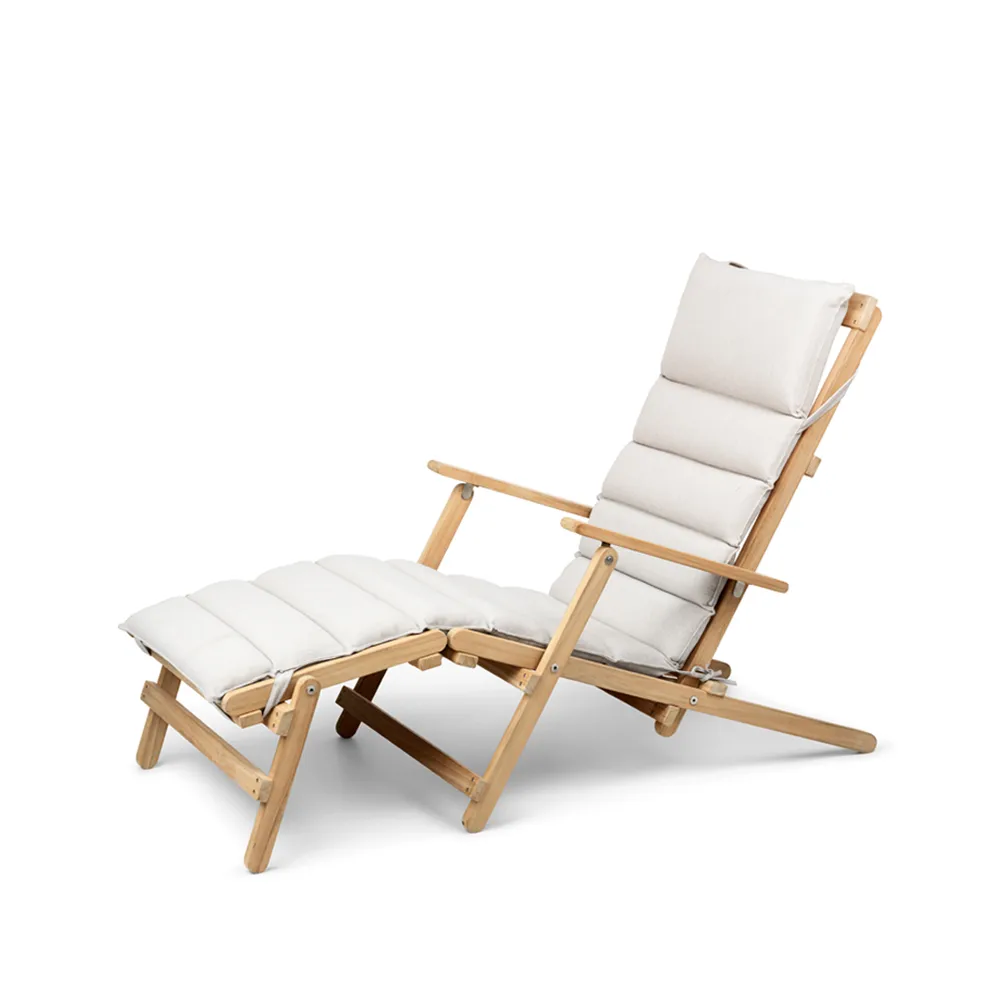 BM5565 däckstol, teak, inkl dyna Carl Hansen & Søn