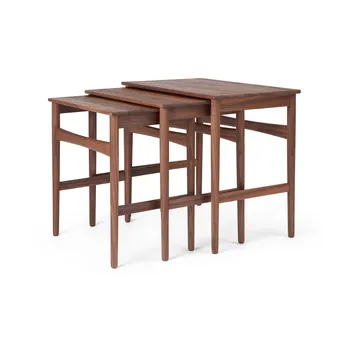 CH004 nesting tables satsbord - Oljad valnöt - Carl Hansen & Søn