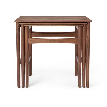 CH004 nesting tables satsbord - Oljad valnöt - Carl Hansen & Søn